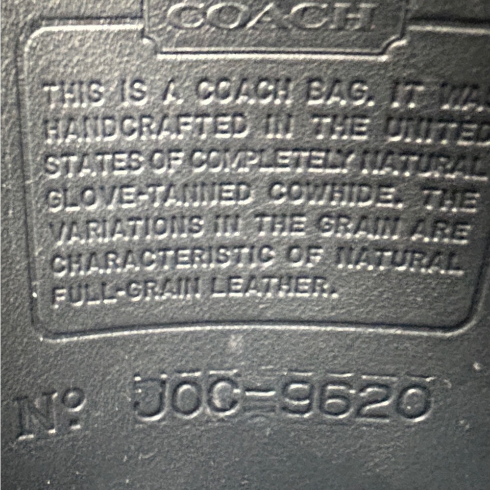 Coach Blue Leather Pouch crossbody vintage Bag - Picture 5 of 7